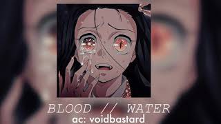 blood \/\/ water edit audio