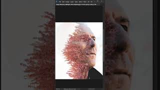 Double Exposure Effect in Photoshop #shorts #photoshopshorts