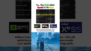 Yes.. They Finally Added Proper Upscaler To The Game - Helldivers 2