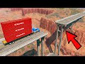 Cars vs Bridge Potholes - BeamNG Drive