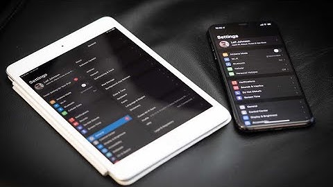 How to enable dark mode on iPadOS 14.4.2