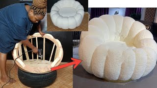 See How I Made This Designer Sofa Using Wood// Amazing Recycling Idea