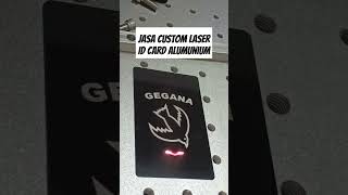 Jasa Grafir Laser Custom ID Card Satuan