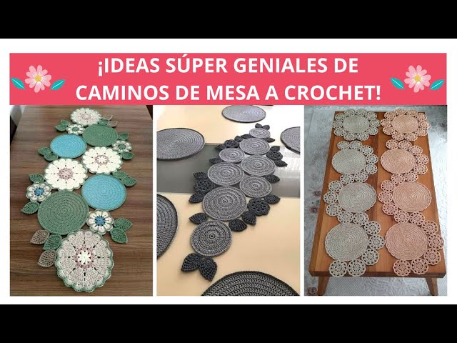 13 Ideas De Caminos De Mesa Tejidos A Crochet! 