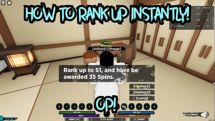 How To Rank Up In Shindo Life