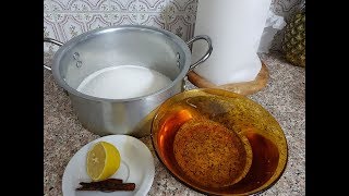 طريقة عمل القطر (الشيرة أو الشربات)