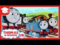 The Team Up Clean Up | Train School Learning Series | Thomas &amp; Friends UK | All Engines Go