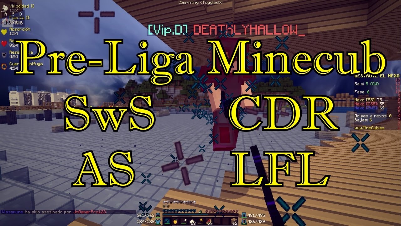 [Preliga Minecub] SwS AS CDR LFL |De Gappleado!|Sábado|60fps|