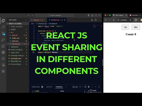 reactjs event from one component to other components # ...