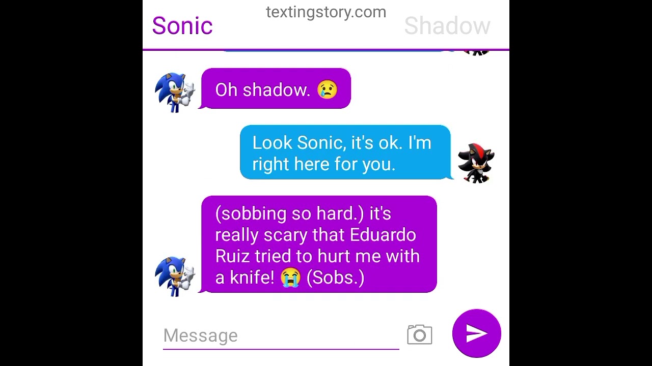 Sonic and friends texting story episode 1 shadow comfort sonic.