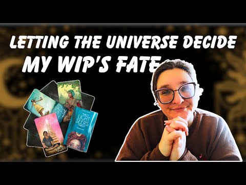 i let my tarot deck decide my WIP's fate | a chaotic weekend writing vlog