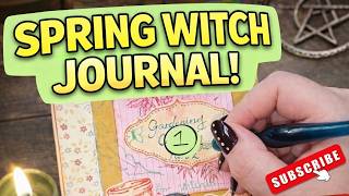 Vintage Spring Journal Using Recycled Materials!