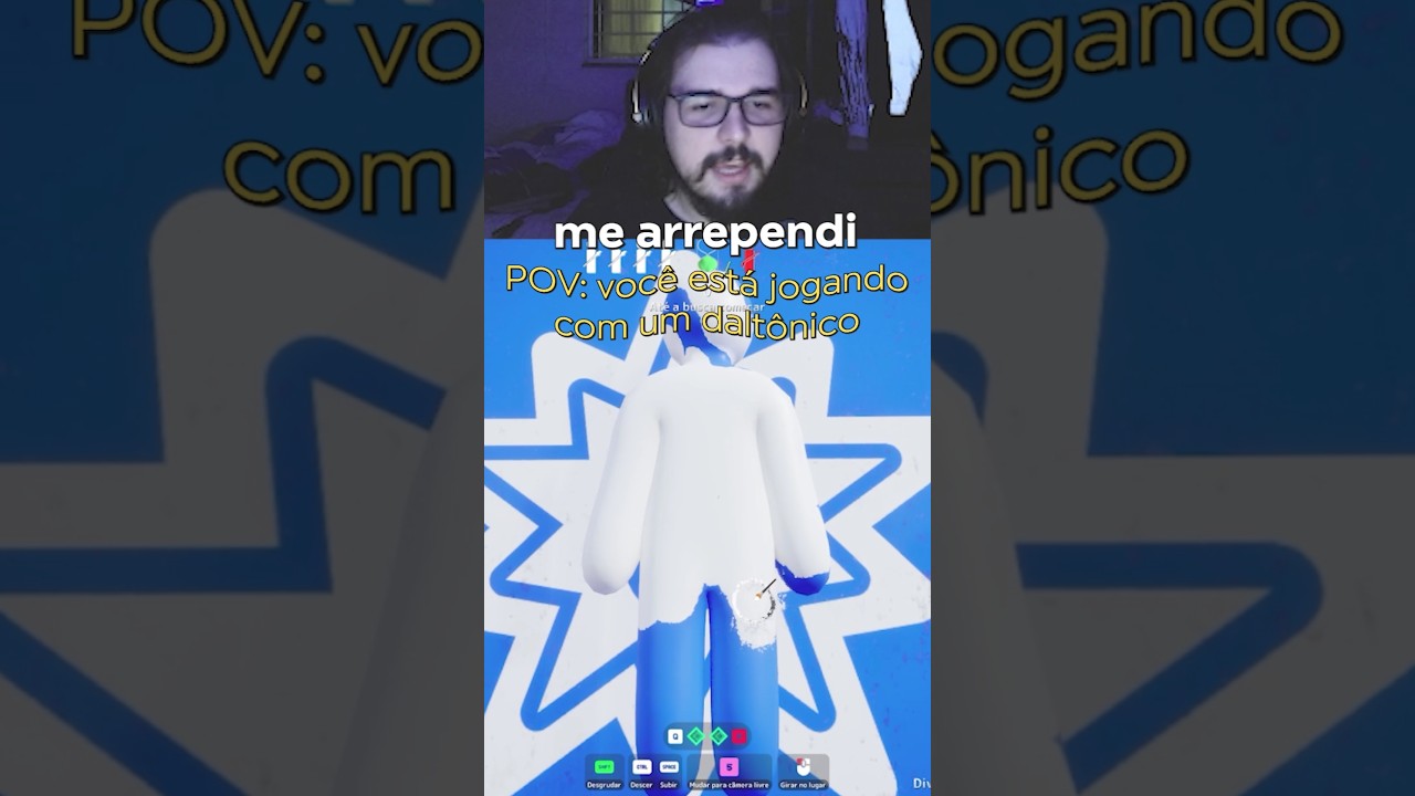 POV: você está JOGANDO com um DALTÔNICO 😵‍💫😭 #mecchachameleon #humor #jogos #clipes