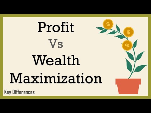 Video: Kāpēc pastāv konflikts starp bagātības maksimizēšanu un peļņas maksimizēšanu?