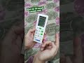 Blue star AC remote control function working blue star AC remote how to work with AC remote control