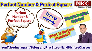 What is a Perfect Number & Perfect Square? How to identify a Perfect Number & Perfect Square