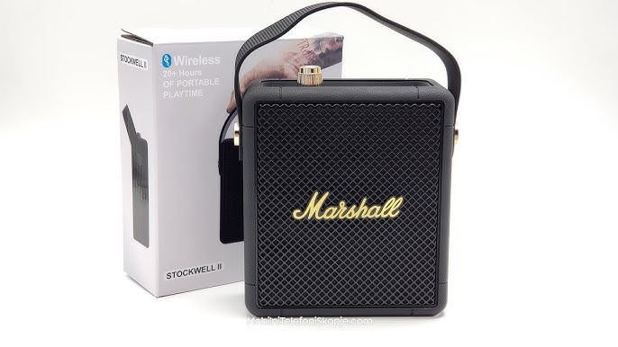 Test Enceinte portable Marshall Stockwell II : le design évolue