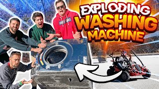Exploding Washing Machine