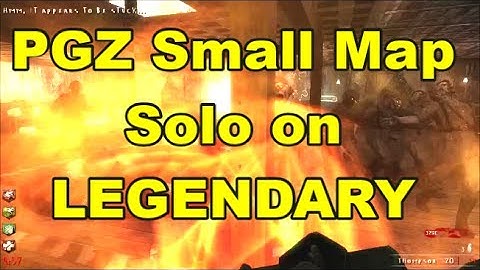 Custom Zombies PGZ Small Map #1 on Legendary + Live Comentary