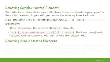 How to Remove Nested Elements from an XML File Using PowerShell