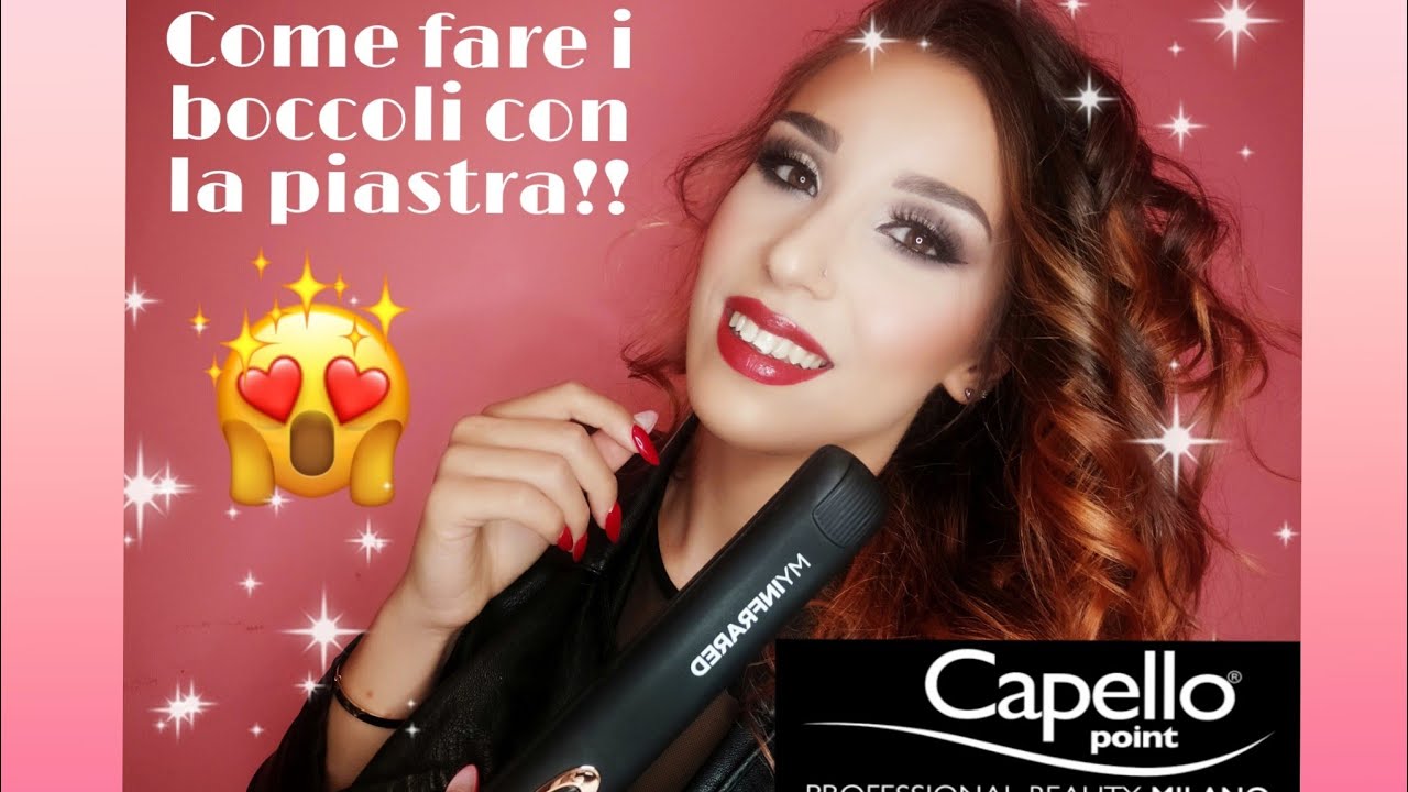 come fare i boccoli con la piastra liscia