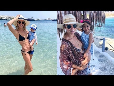 Stacy Keibler Showcases Her Six Pack In String Bikini At The Beach In Mykonos