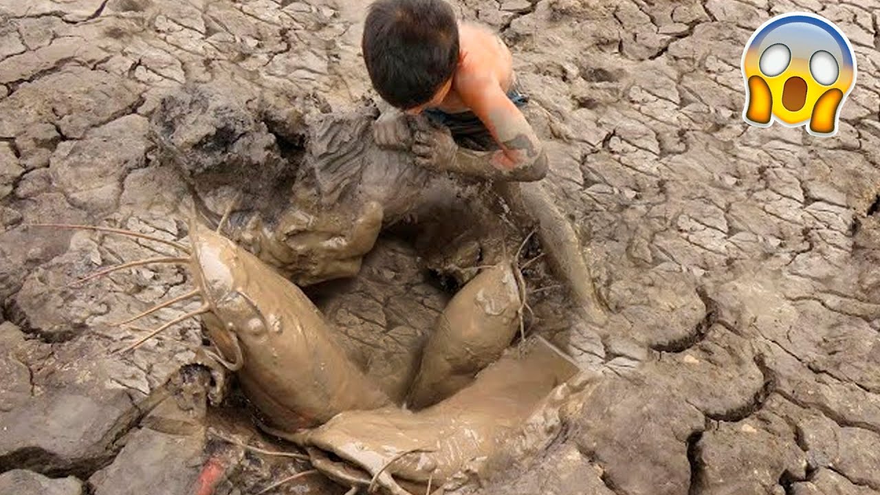 O MOMENTO DO MILAGRE PEIXE SAINDO DA TERRA SECA