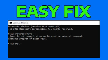 Windows 11/10/8/7 Javac is Not Recognized as an Internal or External Command