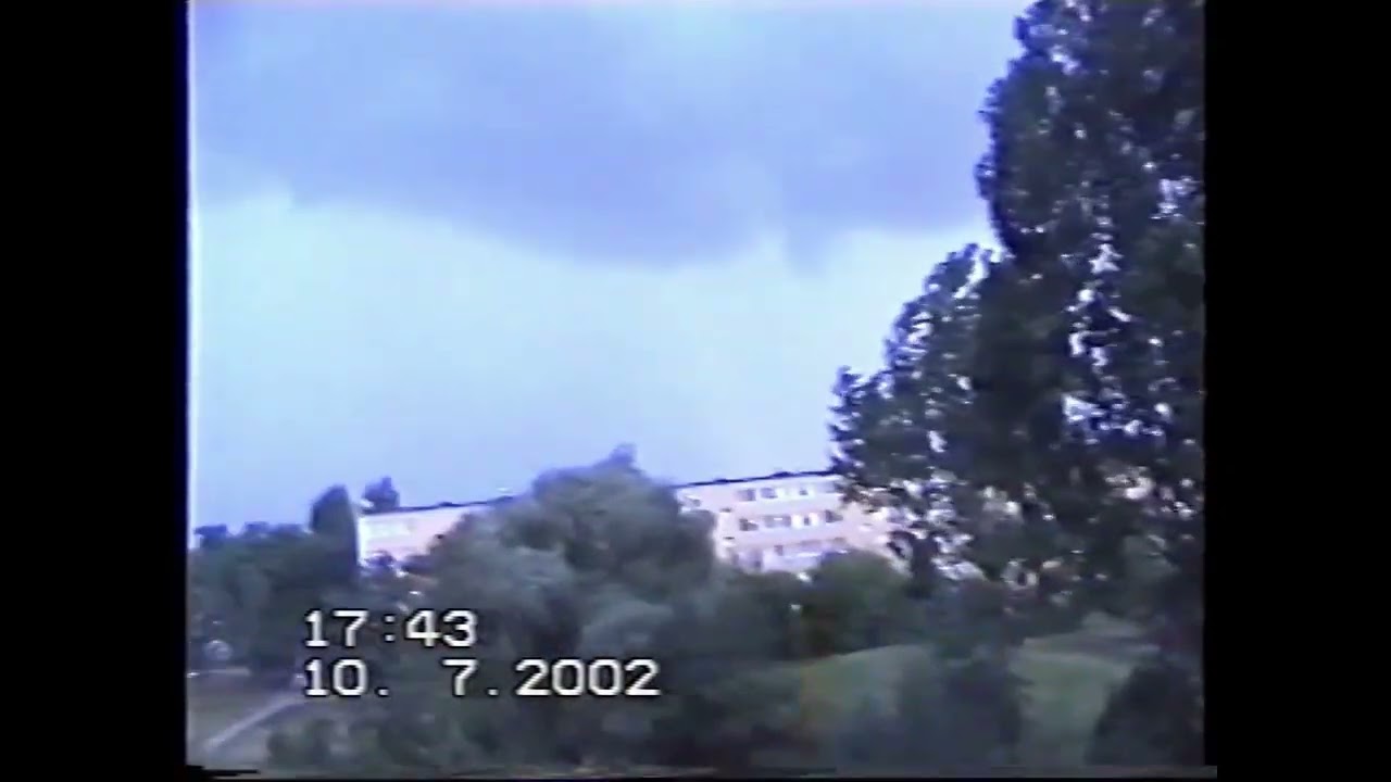 Burze w Łowiczu latem 2002 roku.