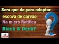 IMPROVISE ESCOVAS DE CARVÃO PARA MICRO RETIFICA BLACK &amp; DECK