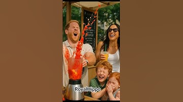 Prince Harrys blender explodes while making smoothies #smoothies #explode #juice #shorts