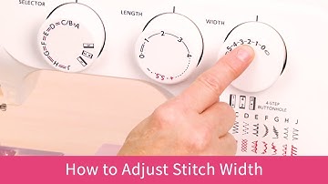 How to Adjust the Stitch Width on the Baby Lock Joy