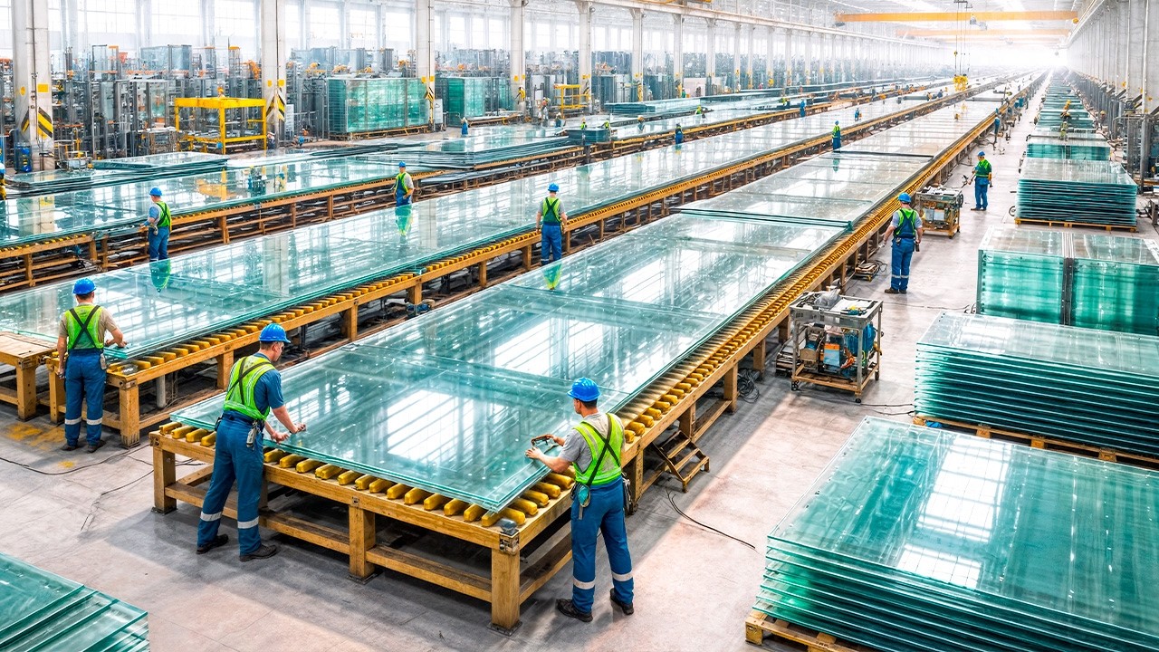 ¿Cómo se Fabrican 8 MIL MILLONES de m² de VIDRIO al Año? Del Desierto al Rascacielos 🏢✨