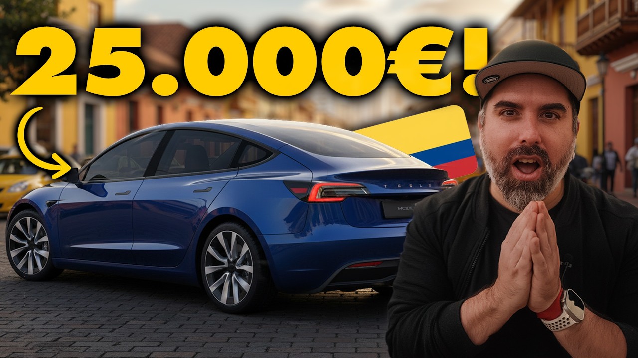 TESLA llega a COLOMBIA y lanza su coche de 25.000€ 😱 - YouTube