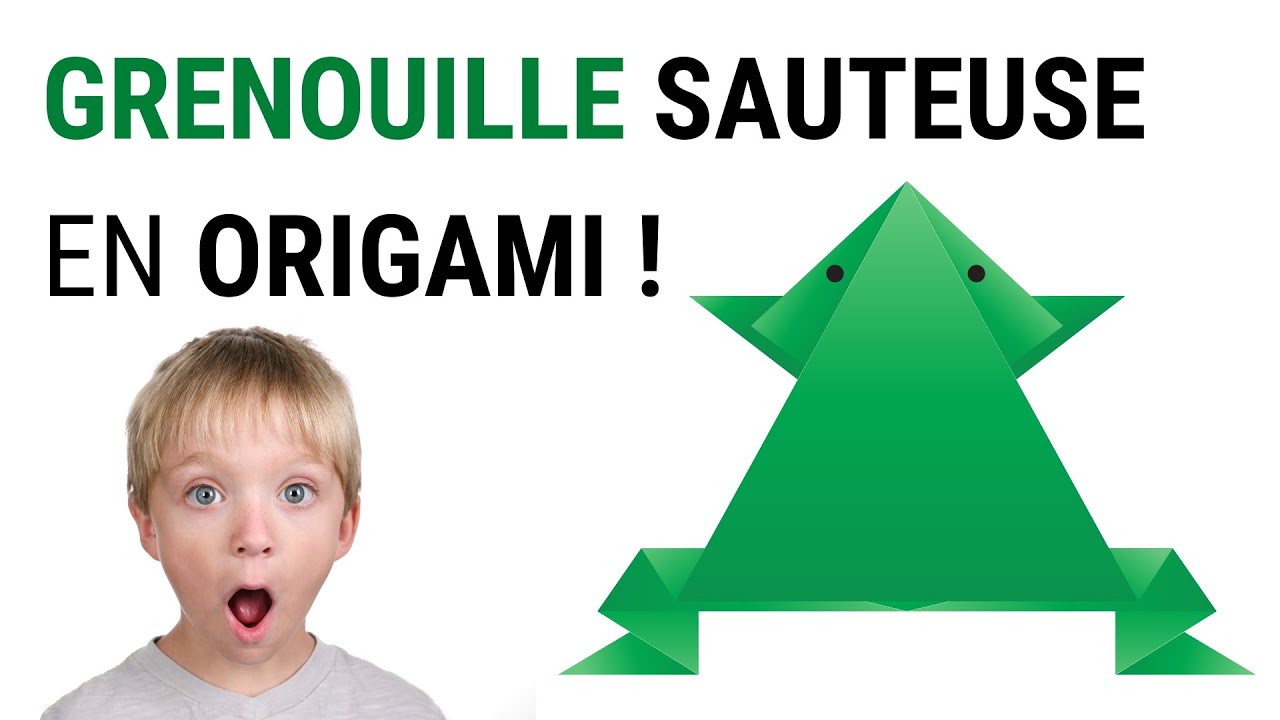 [TUTO] Faire une GRENOUILLE en ORIGAMI Facile ! - YouTube
