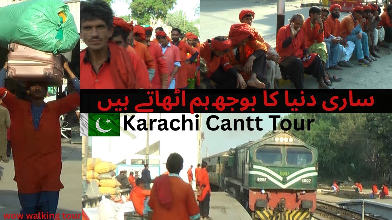 Karachi Cantt Station New Video, Karachi Cantt Railway Station, Pakistan Train Journey Vlog MUST SEE
