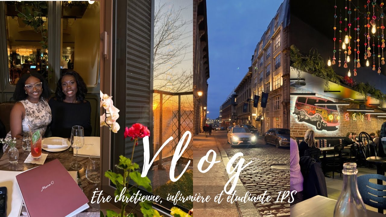 VLOG | Ma vie en tant qu'infirmière chrétienne et étudiante IPS : girls dates, big reset, étude, gym