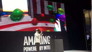 Intel Merged Reality RealSense Rift Demo 1 - CES 2017