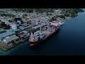 Droning over the buka wharf with the dji mini 2  bougainville  papua new guinea