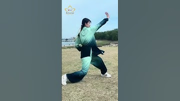 Trầm trồ với người đẹp Trung Quốc múa Thái Cực Quyền #shorts