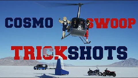 Salt Flats Trickshots | with BYU and Utah Rivalry Mascots