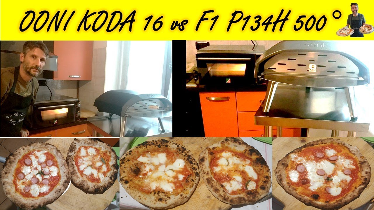 Ooni Koda 16 vs F1 P134H 500 - Comparativa 3 impasti, 12 pizze - YouTube
