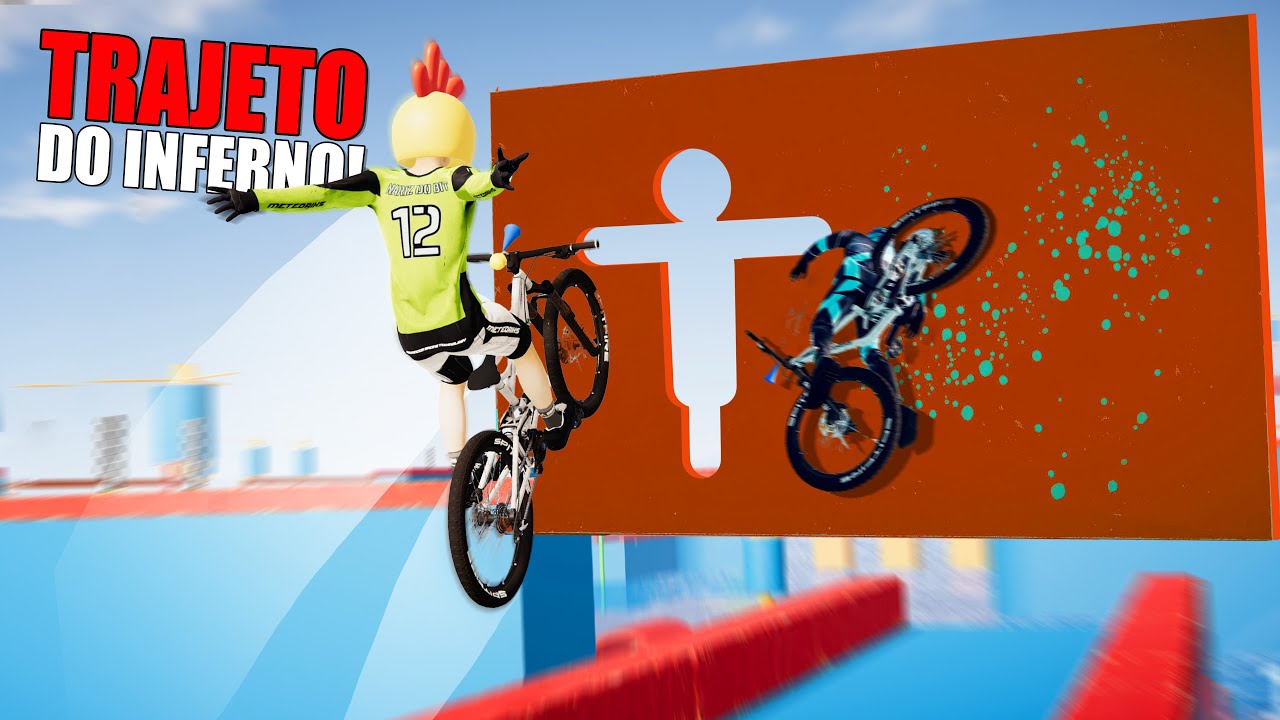 TOMBOS de BIKE com os Obstáculos mais IRRITANTES no Descenders (RAGE PESADO)