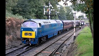 D1015 WESTERN CHAMPION RETURNS IN EARLY BR BLUE LIVERY - 3rd & 4th October 2019