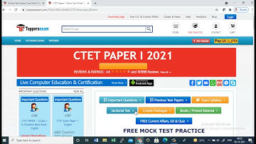 CTET  2021, Free Mock Test Series, eBook, Printed Materials, Important Questions, Update Syllabus