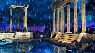 Thunderstorm Sounds for Sleeping Over Ancient Roman Ruins