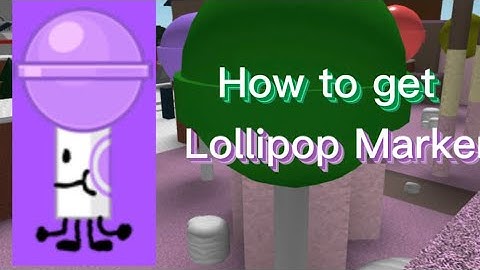 How to get Lollipop Marker in Find the Markers
