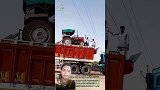 bada tractor ke upar Chhota tractor 🤣#shortfeed #tractorvideo #automobile #greenscreen