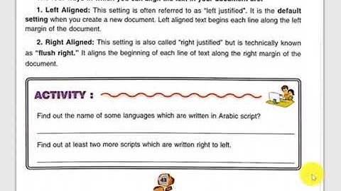 Class 5 Chapter 3 computers (More operations in writer)