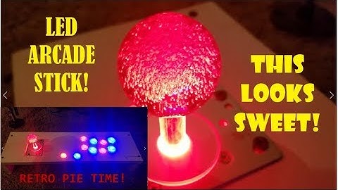 LED Arcade Joystick For RetroPie Mame HyperSpin Easy! & Awesome!